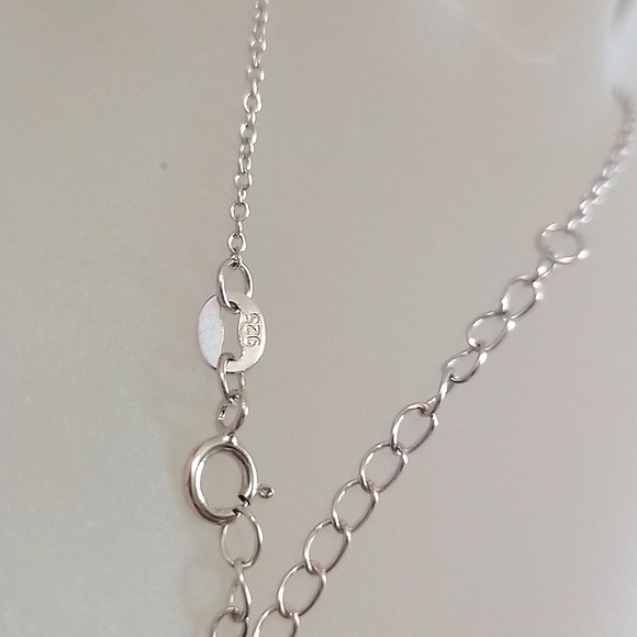 2/$30💕 BNWT Charmed Aroma Adjustable Sterling Silver Necklace - Picture 5 of 5